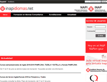 Tablet Screenshot of inapidiomas.net